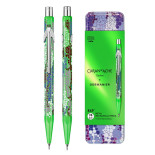 Ołówek mechaniczny CARAN D'ACHE 844 Germanier, 0,5mm, w pudełku, zielony neonowy