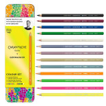 Kredki CARAN D'ACHE Germanier, 13 szt., w pudełku, mix kolorów