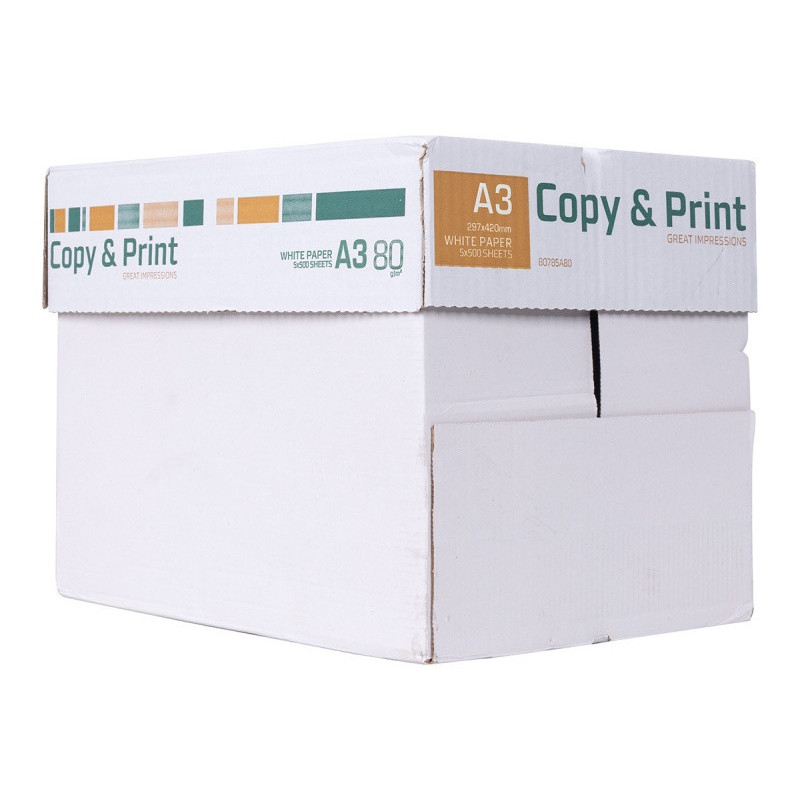 Papier ksero COPY&PRINT, A3, klasa C, 80gsm, 500 ark.