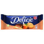 Ciastka DELICJE SZAMPAŃSKIE, 147g, morelowe, krótki termin ważności