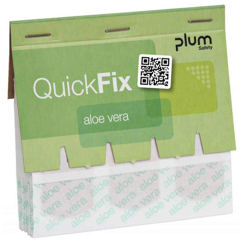 Plastry z aloesem PLUM QuickFix Aloe Vera, wkład, 45 szt.