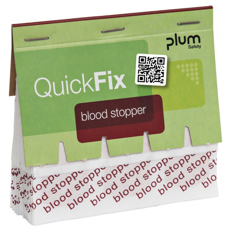 Plastry tamujące krwawienie PLUM QuickFix Blood Stopper, wkład, 45 szt.