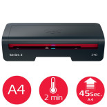 Laminator GBC 240 Home Office, A4, nagrzew.: 2min, prędk. laminacji: 45s., czarny
