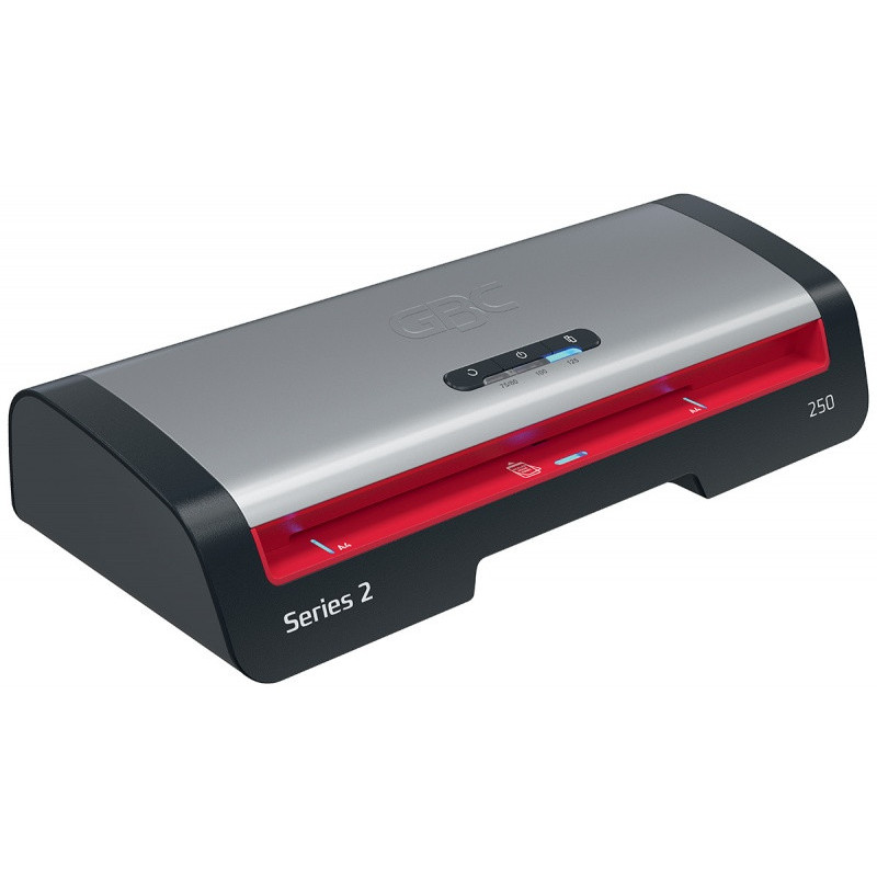 Laminator GBC 250 Office, A4, nagrzew.: 1min, prędk. laminacji: 36s., czarno-srebrny