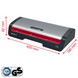 Laminator GBC 250 Office, A4, nagrzew.: 1min, prędk. laminacji: 36s., czarno-srebrny