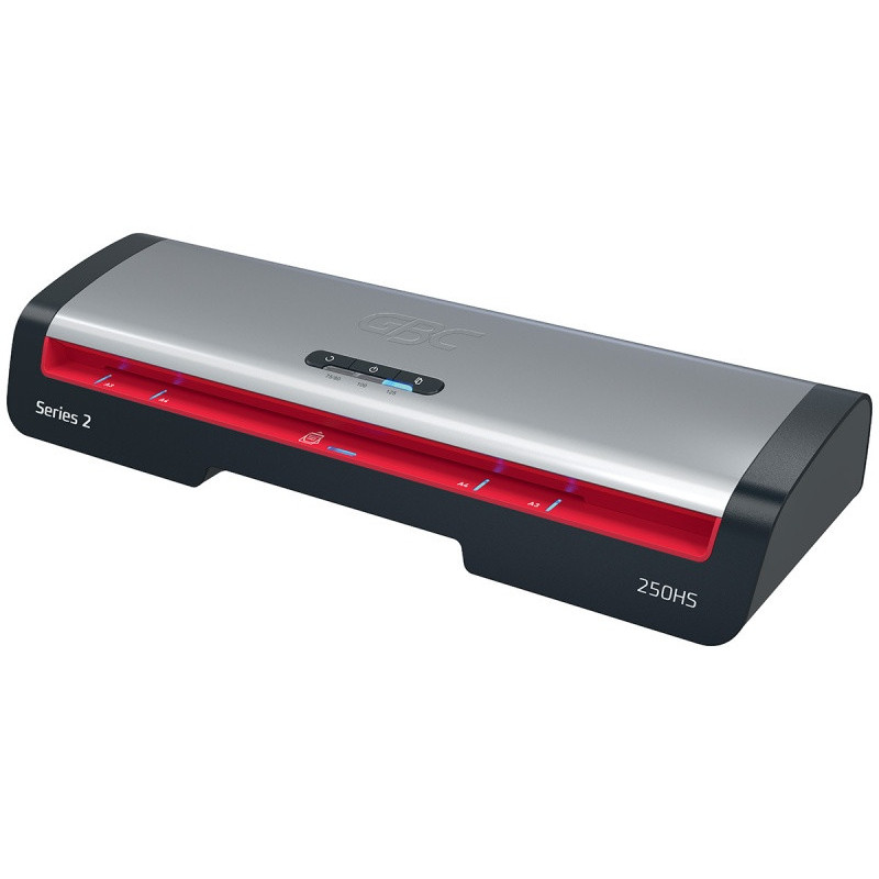 Laminator GBC 250HS Office, A3, nagrzew.: 1min, prędk. laminacji: 36s., czarno-srebrny