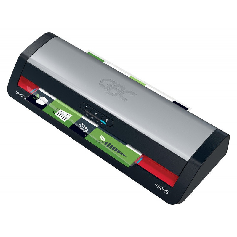 Laminator GBC 480HS Office, A3, nagrzew.: 1min, prędk. laminacji: 23s., czarno-srebrny