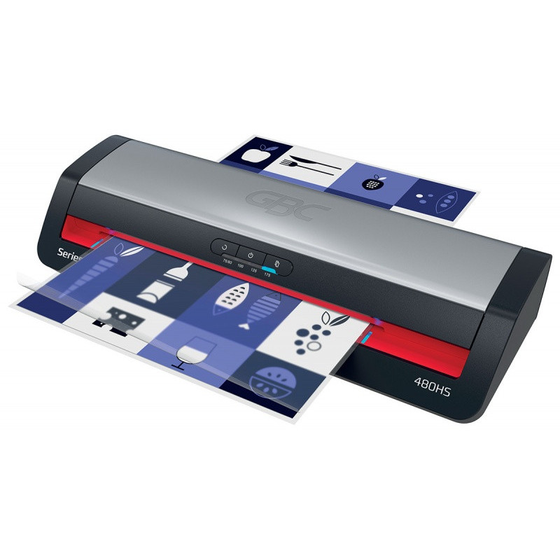 Laminator GBC 480HS Office, A3, nagrzew.: 1min, prędk. laminacji: 23s., czarno-srebrny