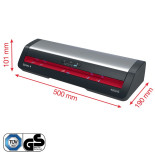 Laminator GBC 480HS Office, A3, nagrzew.: 1min, prędk. laminacji: 23s., czarno-srebrny