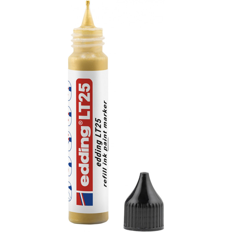 Tusz do uzupełniania markerów olejowych e-LT 25 ECOLINE, EDDING, złoty