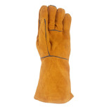 Rękawice spawalnicze DONAU SAFETY DS-KEV WELMIG, kevlar, skóra bydlęca, rozm. 10/XL, złote