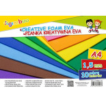 Pianka kreatywna Eva GIMBOO, A4, 1,5mm, w folii, mix kolorów