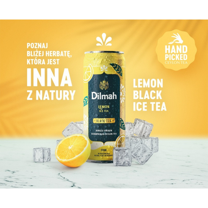 Herbata mrożona DILMAH, cytrynowa, 330ml