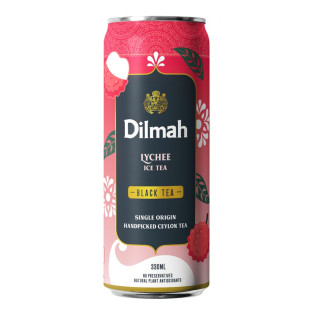 Herbata mrożona DILMAH, lychee, 330ml
