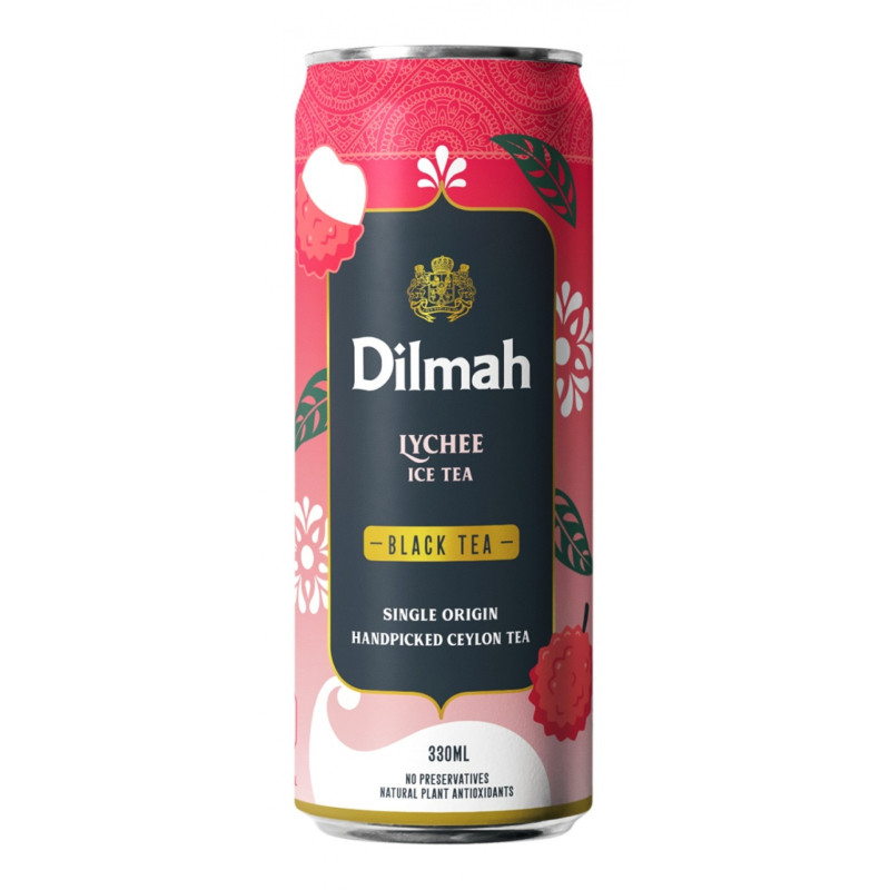 Herbata mrożona DILMAH, lychee, 330ml
