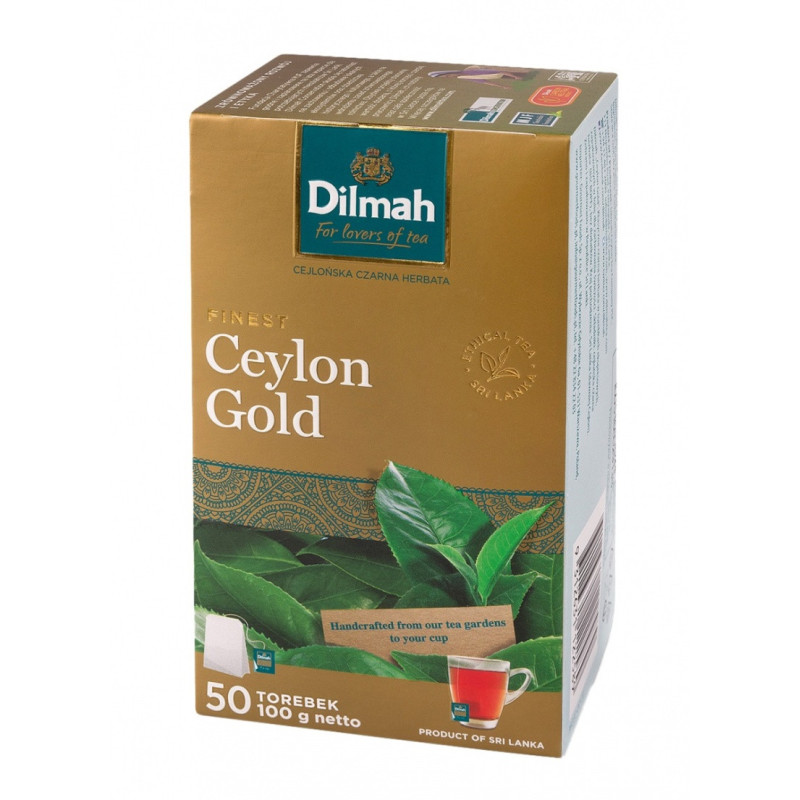 Herbata DILMAH Ceylon Gold, 50 torebek