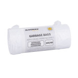 Worki na śmieci DONAU HOME, łazienkowe (HDPE), 20l, 40 szt., białe