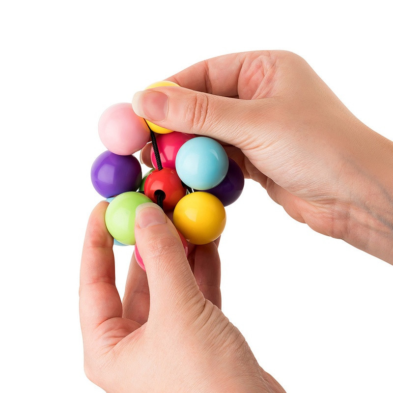 Piłka z kulek TRENDHAUS Good Feelings, mix kolorów