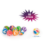 Zestaw szalonych piłeczek kauczukowych TRENDHAUS Take Action, 10 szt., mix kolorów