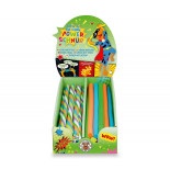 Sznurek świecący w ciemności TRENDHAUS Powerstring, mix kolorów neonowych