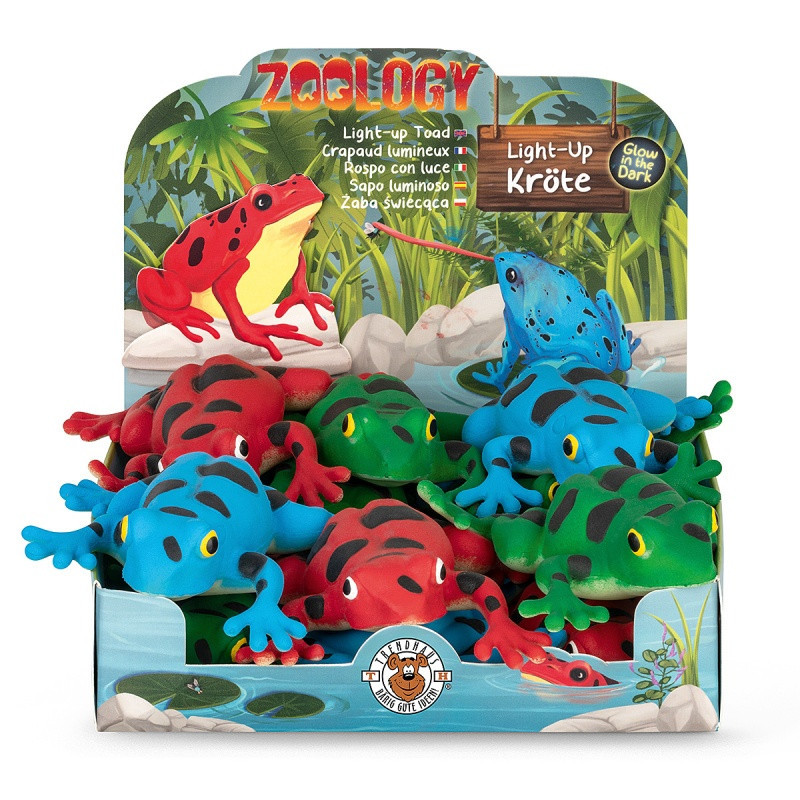 Ropucha świecąca w ciemności TRENDHAUS ZOO, mix kolorów