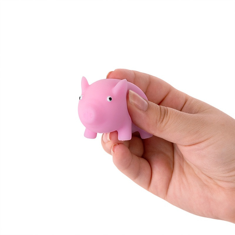 Gniotek szczęśliwa świnka TRENDHAUS, różowy