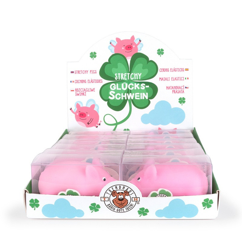 Gniotek szczęśliwa świnka TRENDHAUS, różowy