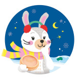 Balsam do ust TRENDHAUS MM SF, w puszce z reniferem, 5g, mix kolorów