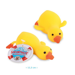 Kaczka antystresowa mini TRENDHAUS, żółta