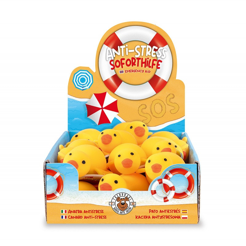 Kaczka antystresowa mini TRENDHAUS, żółta