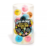 Piłeczka kauczukowa TRENDHAUS Chile & Smile, szalone minki, 4,3 cm, mix kolorów