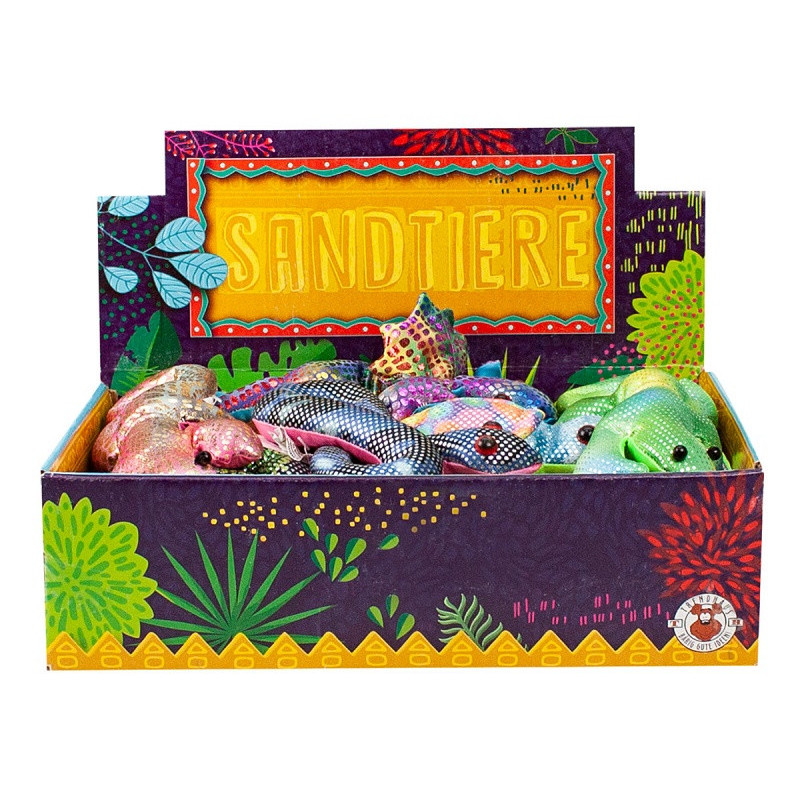 Zwierzątko piaskowe TRENDHAUS, zwierzęta dżungli, mix kolorów