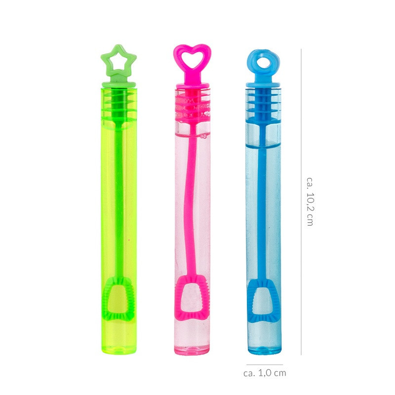 Zestaw niepękających baniek mydlanych TRENDHAUS Birthday FUN, 3 x 4ml, mix kolorów