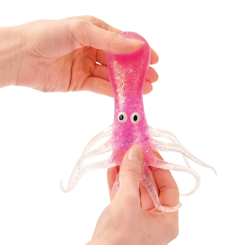 Gniotek ośmiornica błyszcząca TRENDHAUS SO, mix kolorów