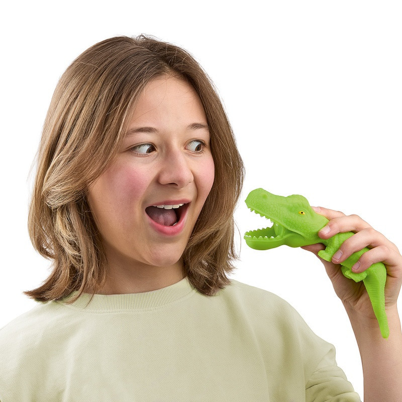 Rozciągliwy krokodyl wypełniony piaskiem TRENDHAUS ZOO, mix kolorów