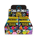 Tatuaże TRENDHAUS Chile & Smile, brokatowe, 20szt., mix kolorów