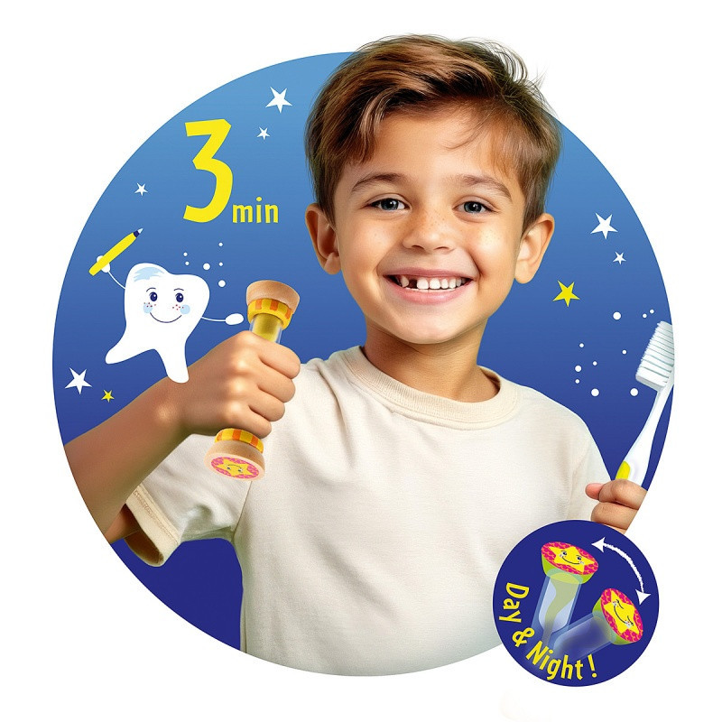 Klepsydra do mycia zębów TRENDHAUS ZW, mix kolorów