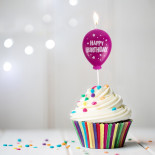 Świeczka urodzinowa TRENDHAUS Birthday Fun, balon, mix kolorów