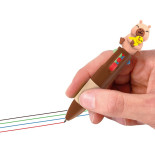 Długopis wielokolorowy z figurką TRENDHAUS CP HL-5, kapibara, mix kolorów