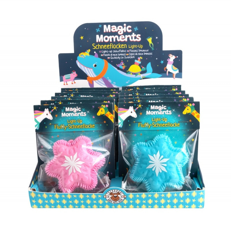 Świecący płatek śniegu TRENDHAUS MM, mix kolorów