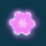 Świecący płatek śniegu TRENDHAUS MM, mix kolorów