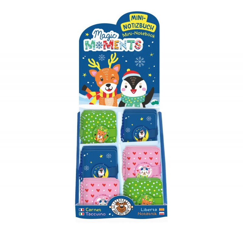 Mini notatnik z zawieszką TRENDHAUS MM SF, mix kolorów