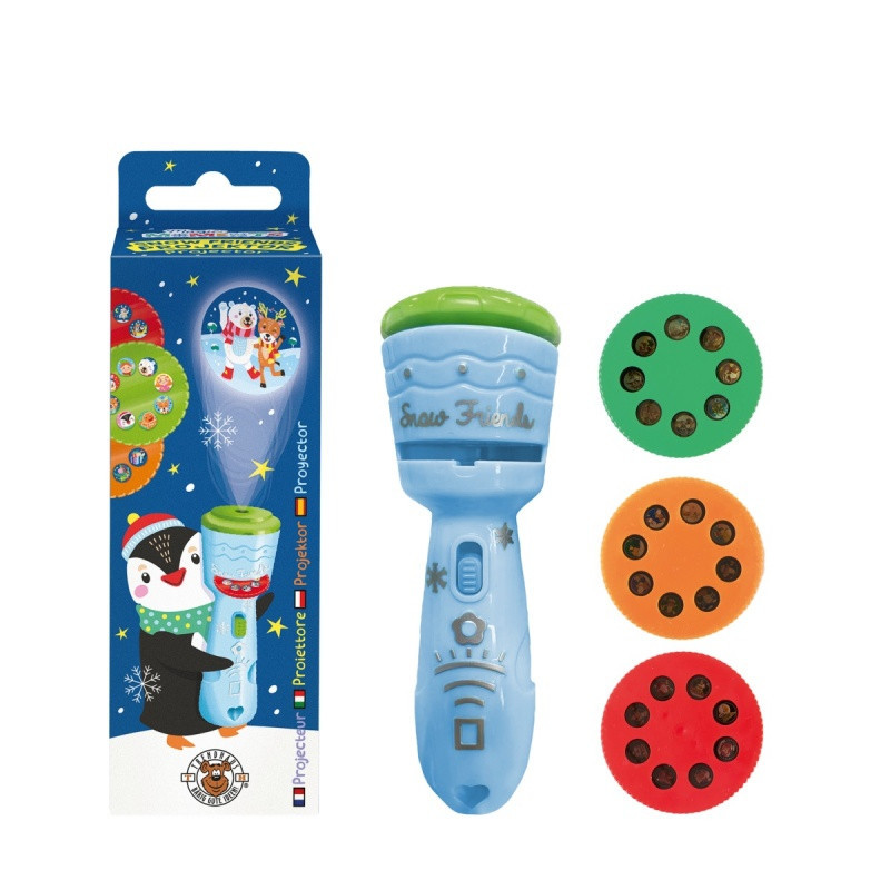 Projektor z zimowymi obrazkami TRENDHAUS MM SF, mix kolorów