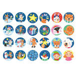 Projektor z zimowymi obrazkami TRENDHAUS MM SF, mix kolorów