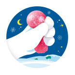 Gniotek kula z brokatem TRENDHAUS MM SF, mix kolorów