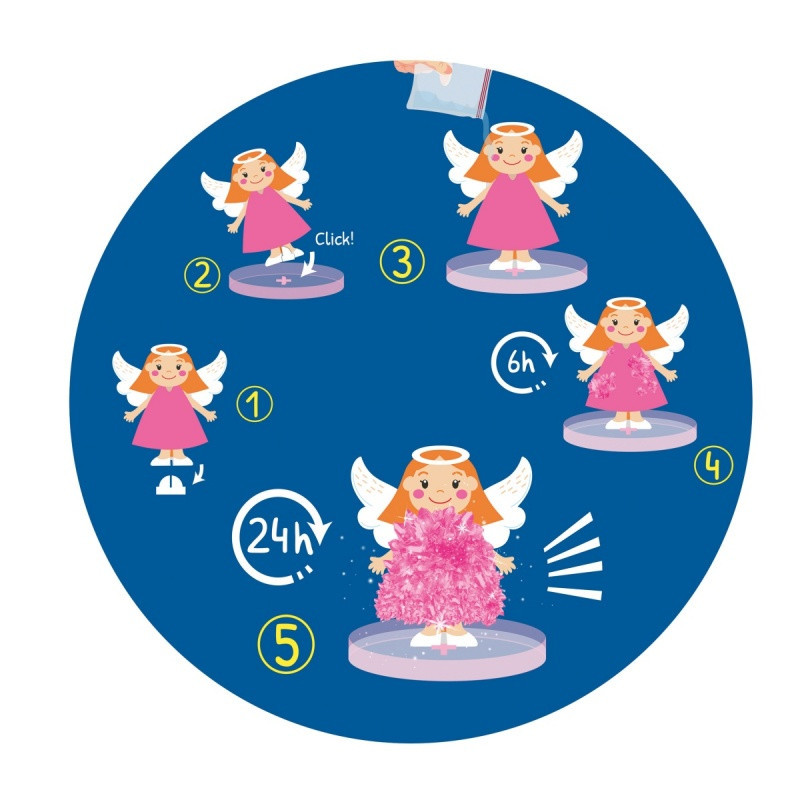 Hodowla kryształów TRENDHAUS MM SF, mix kolorów