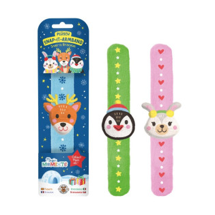 Pluszowa bransoletka zwijana TRENDHAUS MM SF, mix kolorów