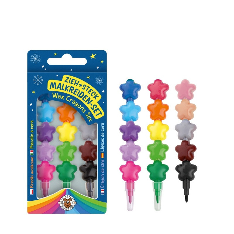 Przekładane kredki TRENDHAUS MM SF, zestaw 3 szt., mix kolorów