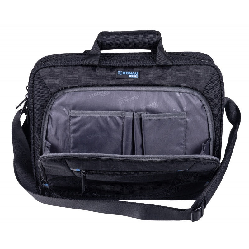 Torba na laptopa DONAU TRAVEL Zurich, 15,6", 12l, czarna