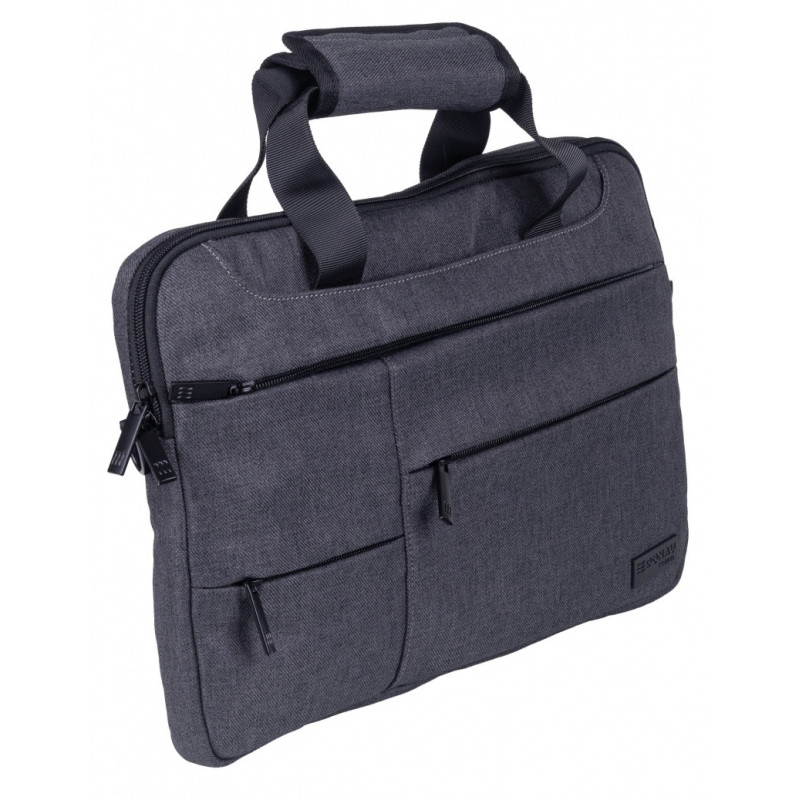 Torba na laptopa DONAU TRAVEL Budapest, 14", 3l, szara